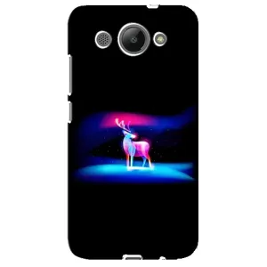 Силіконовий бампер з картинкою звірів для Huawei Y3 2017 (Яскравий олень)