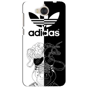 Чехол в стиле "Адидас" для Хуавей У5 (2017) (Adidas шнурки)
