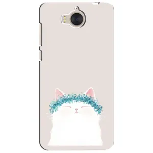 Чохол на тематику: Коти для Huawei Y5 2017 (MYA) (Білий котик)