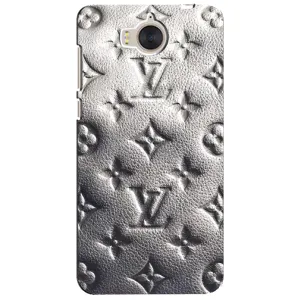 Текстурный Чехол Louis Vuitton для Хуавей У5 (2017) (Бежевый ЛВ)