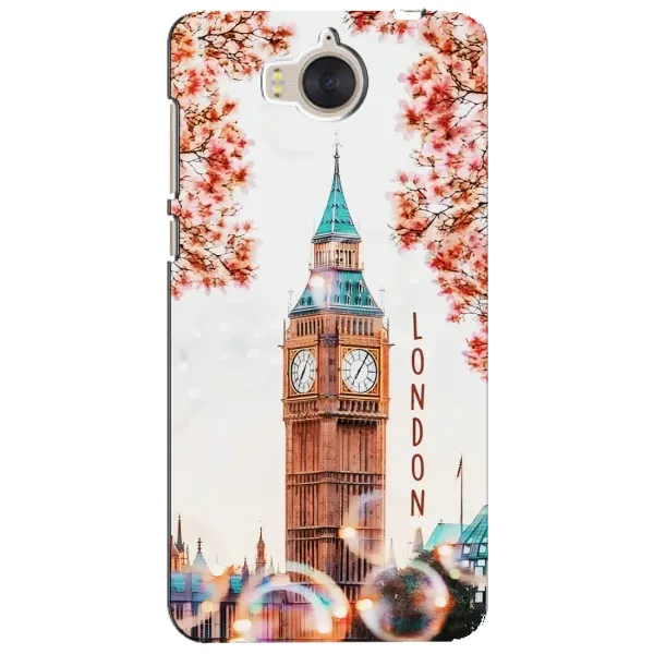 Чехол с рисунком «Часы Лондон» для Huawei Y5 2017 (MYA) Чехол с рисунком «Часы Лондон» для Huawei Y5 2017 (MYA)