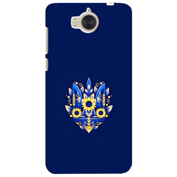 Чехол с рисунком «Цветущий Герб» для Huawei Y5 2017 (MYA)