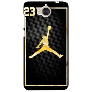Силиконовый Чехол Nike Air Jordan на Хуавей У5 (2017) (Джордан 23)