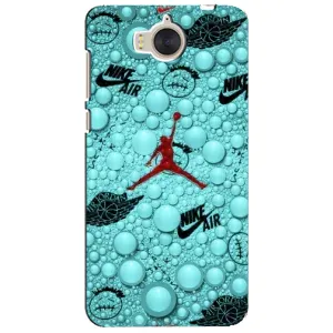 Силиконовый Чехол Nike Air Jordan на Хуавей У5 (2017) (Джордан Найк)