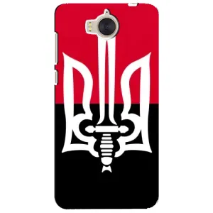 Чехлы УПА (Красно-Чёрный) на Huawei Y5-2017, MYA (Герб Украины)