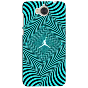 Силиконовый Чехол Nike Air Jordan на Хуавей У5 (2017) (Jordan)