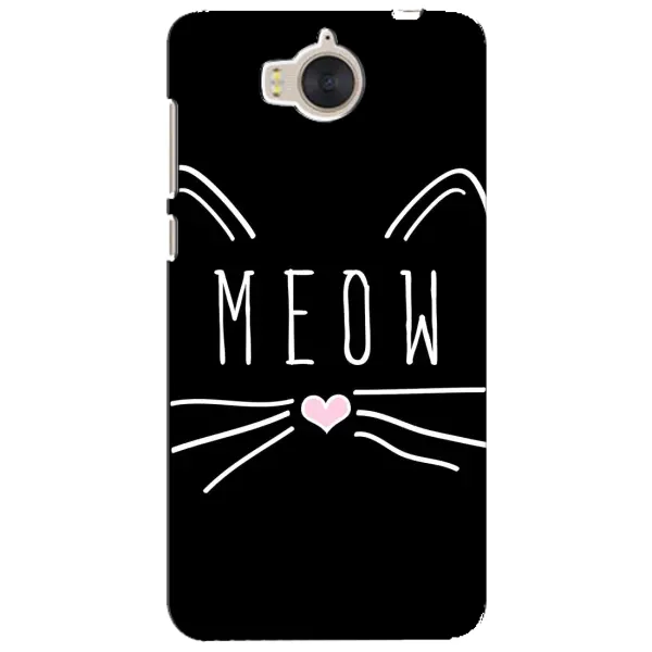 Чехол с рисунком «КОТИК MEOW» для Huawei Y5 2017 (MYA) Чехол с рисунком «КОТИК MEOW» для Huawei Y5 2017 (MYA)