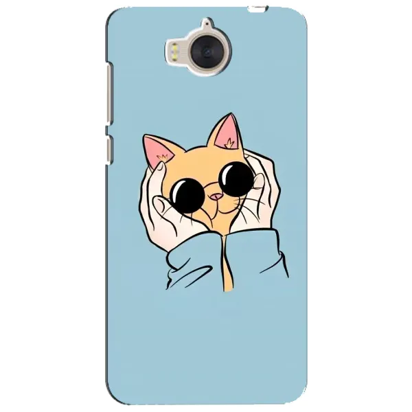 Чехол с рисунком «КОТИК в очках» для Huawei Y5 2017 (MYA) Чехол с рисунком «КОТИК в очках» для Huawei Y5 2017 (MYA)