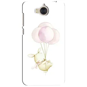 Силіконовий бампер з картинкою звірів для Huawei Y5-2017, MYA (Кролик та кульки)