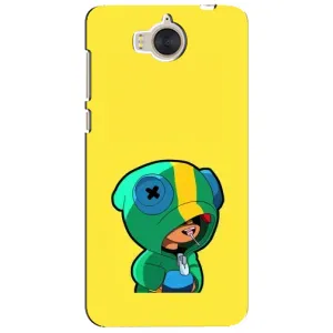 Чехол Бравл Старс для Huawei Y5-2017, MYA (Леон (LEON))