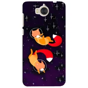 Чехол с Лисичкой для Huawei Y5-2017, MYA (Лисы)