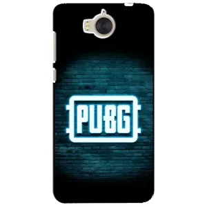 Чехол (TPU) с картинкой "Лого Пабг" на Хуавей У5 (2017) (Лого PUBG)