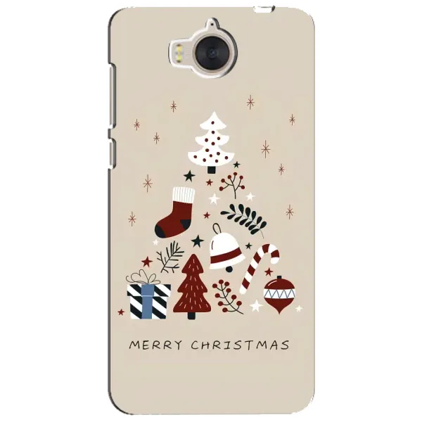 Чехол с рисунком «Merry Christmas» для Huawei Y5 2017 (MYA)