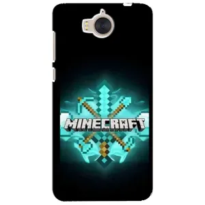 Чехол майнкрафт для Huawei Y5-2017, MYA (MineCraft 2)