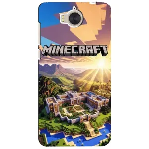 Чехол майнкрафт для Huawei Y5-2017, MYA (MINECRAFT)