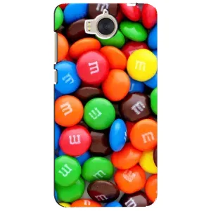 Чехол с изображением вкусной еды для Huawei Y5-2017, MYA (Разноцветные M&M'S)