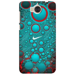 Силиконовый Чехол на Huawei Y5-2017, MYA с картинкой Nike (Найк зеленый)