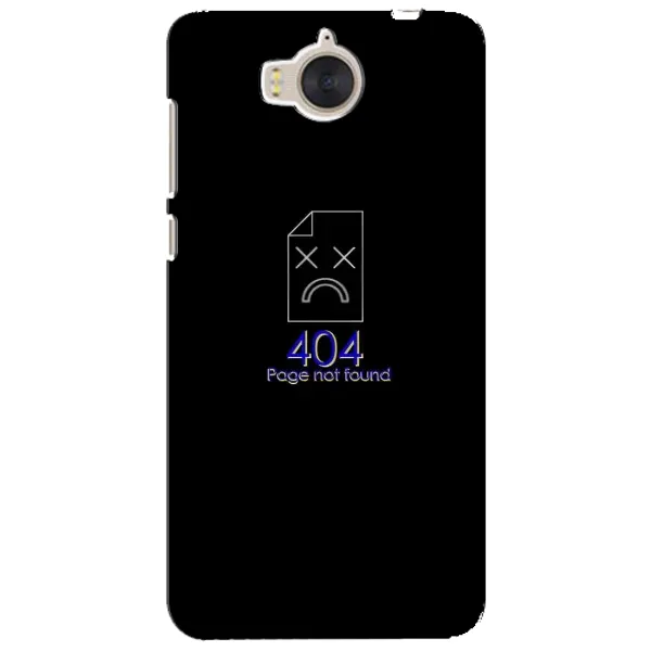 Чохол з малюнком «Помилка 404» для Huawei Y5 2017 (MYA) Чохол з малюнком «Помилка 404» для Huawei Y5 2017 (MYA)