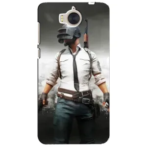 Силиконовый чехол с картинкой "Герой Pubg" на Huawei Y5-2017, MYA (Пабг)