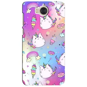 Чохол Unicorn на Huawei Y5-2017, MYA (Веселка і Єдинорог)