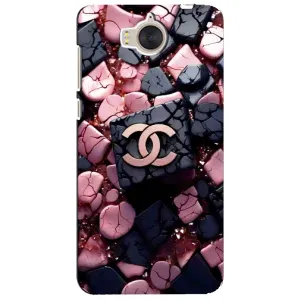 Чехол (Dior, Prada, YSL, Chanel) для Huawei Y5-2017, MYA (Шанель)