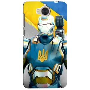 Силиконовый Чехол на Huawei Y5-2017, MYA (Я-Украина) (Украинский робокоп)
