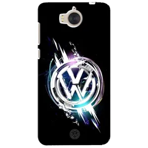 Чехол "Фольксваген" для Huawei Y5-2017, MYA (Volkswagen на черном)