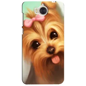 Чехол (ТПУ) Милые собачки для Huawei Y5-2017, MYA (Йоршенский терьер)