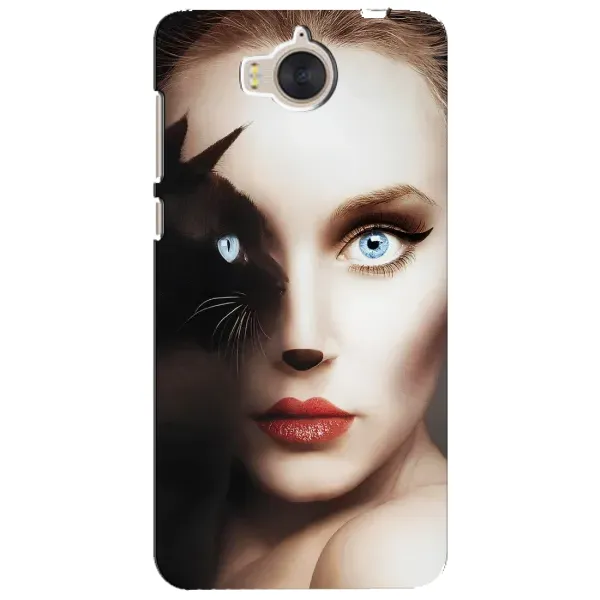 Чехол с рисунком «Женщина кошка» для Huawei Y5 2017 (MYA) Чехол с рисунком «Женщина кошка» для Huawei Y5 2017 (MYA)