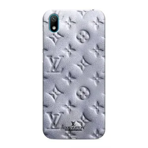 Текстурный Чехол Louis Vuitton для Хуавей У5 (2019) (Белый ЛВ)
