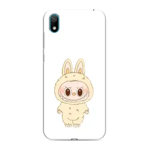 Чохол з принтом Лабубу для Huawei Y5 2019 (Бежевий Лабубу)
