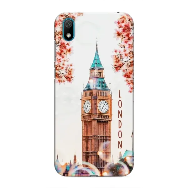 Чехол с рисунком «Часы Лондон» для Huawei Y5 2019