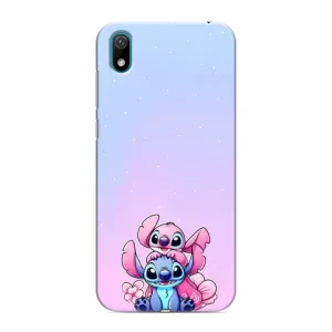 Чехол с рисунком Стич для Huawei Y5 2019 (Энджл и Стич)
