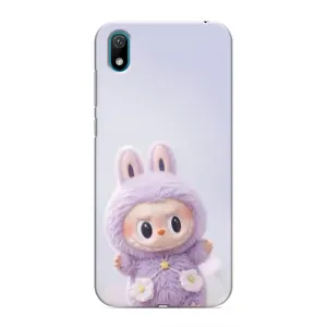Чохол з принтом Лабубу для Huawei Y5 2019 (Фіолетовий Лабубу)