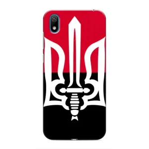 Чехлы УПА (Красно-Чёрный) на Huawei Y5 2019 (Герб Украины)