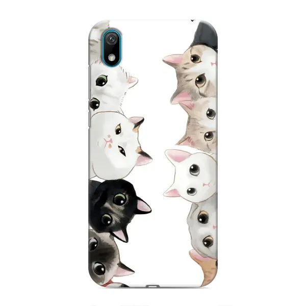 Чехол с рисунком «Коты» для Huawei Y5 2019