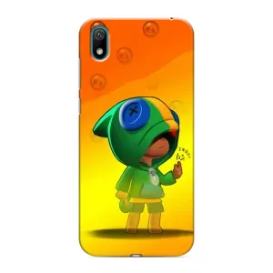 Чехол Бравл Старс для Huawei Y5 2019 (LEON в кофте)