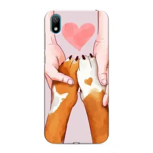 Чехол (ТПУ) Милые собачки для Huawei Y5 2019 (Любовь к собакам)