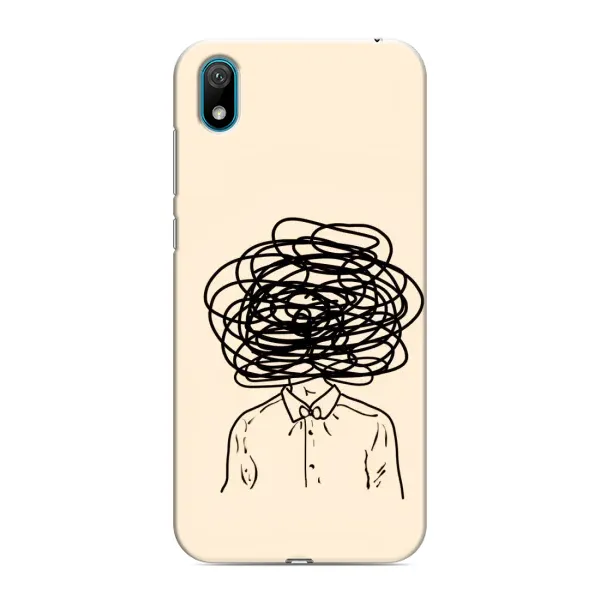 Чехол с рисунком «Мысли» для Huawei Y5 2019