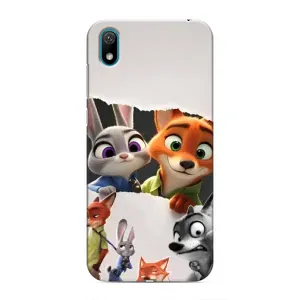 Силиконовый чехол с принтом Зоотрополіс для Huawei Y5 2019 (Персонажи Зоо)