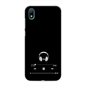 Чохол з картинками на чорному фоні для Huawei Y5 2019 (Плеєр)