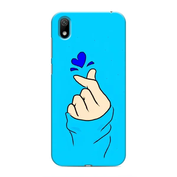 Чехол с рисунком «Сердце на синем» для Huawei Y5 2019 Чехол с рисунком «Сердце на синем» для Huawei Y5 2019