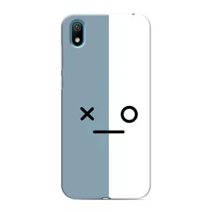 Чехол с рисунком «Серо-белый» для Huawei Y5 2019