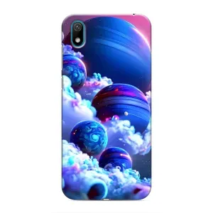 Чохли КОСМОС на Huawei Y5 2019 (Сині планети)