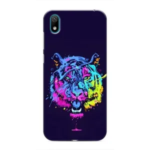 Силіконовий бампер з картинкою звірів для Huawei Y5 2019 (Тигр-Арт)