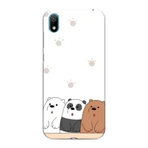 Чохли з зображенням різних тварин на Huawei Y5 2019 (Здивовані ведмедики)