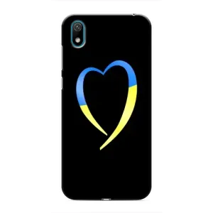Силиконовый Чехол на Huawei Y5 2019 (Я-Украина) (Украинское сердце)