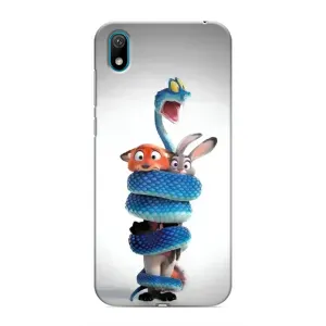 Силиконовый чехол с принтом Зоотрополіс для Huawei Y5 2019 (Змея Зоо)
