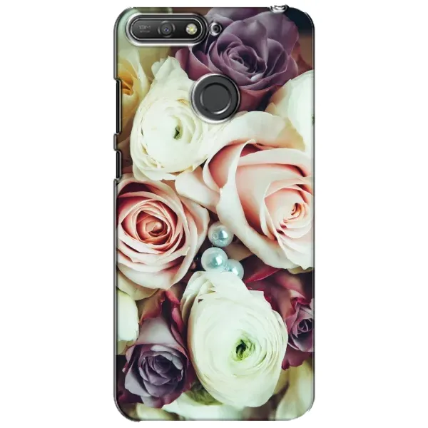 Чехол с рисунком «Букет РОЗ» для Huawei Y6 Prime 2018 Чехол с рисунком «Букет РОЗ» для Huawei Y6 Prime 2018