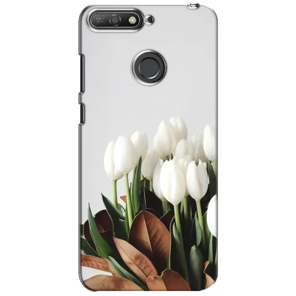 Чехол с рисунком «Букет тюльпанов» для Huawei Y6 Prime 2018 Чехол с рисунком «Букет тюльпанов» для Huawei Y6 Prime 2018